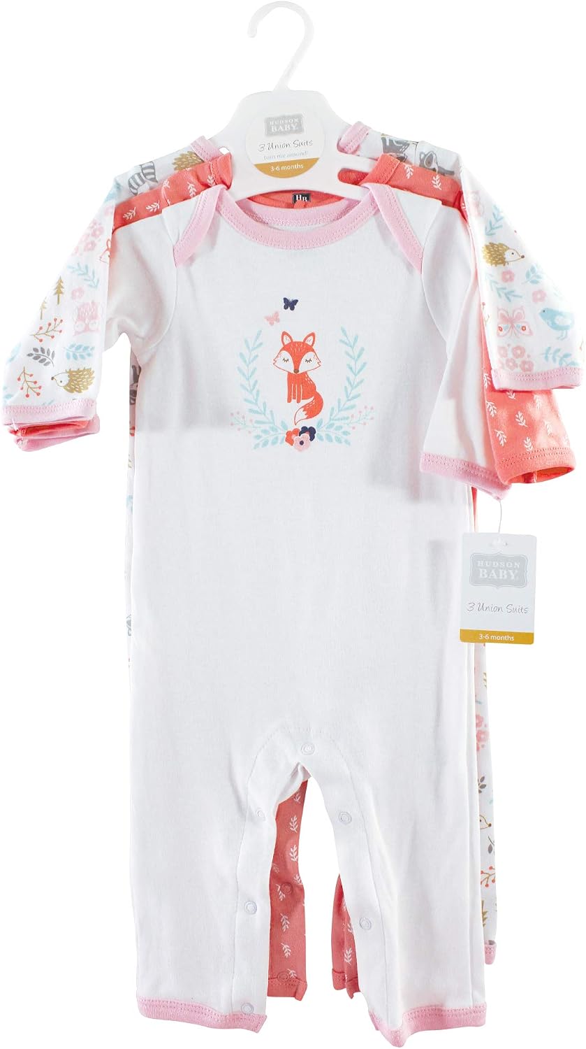 Hudson Baby unisex-child Cotton Coveralls