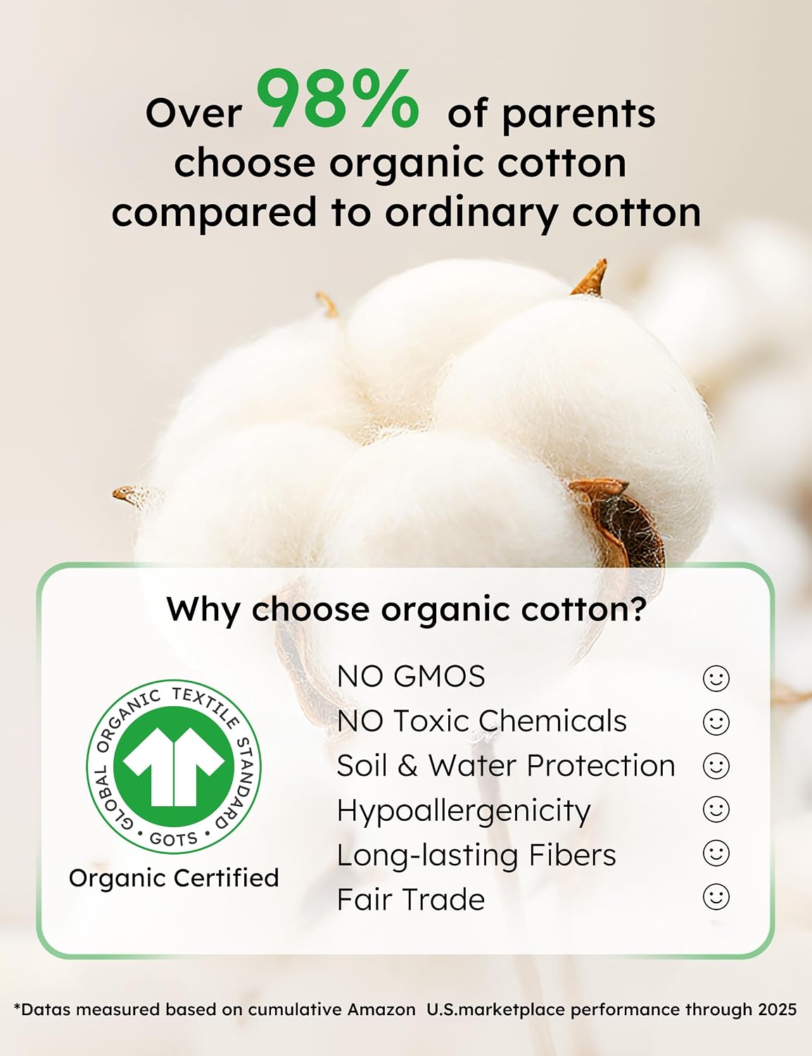 Yoofoss Baby Pajamas 100% Organic Cotton Newborn Sleepers Boy Girl Clothes