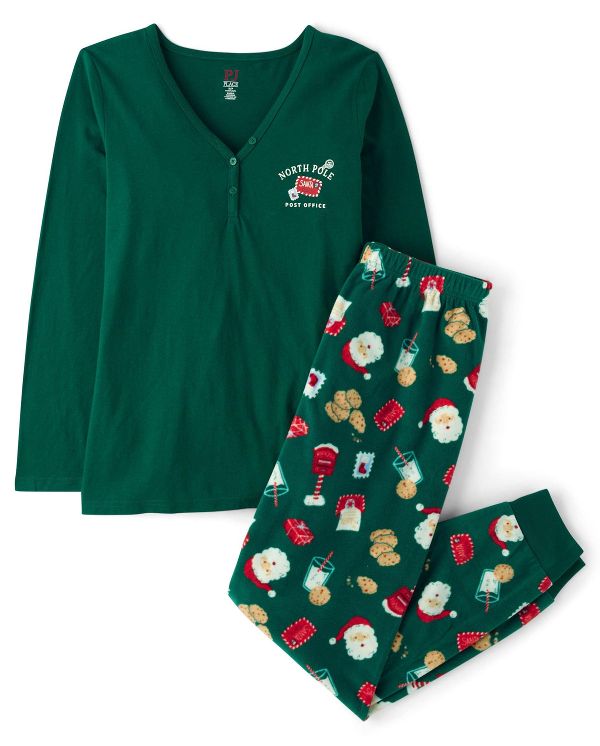 The Children's Place Family Matching Holiday Pajama Sets, Fleece