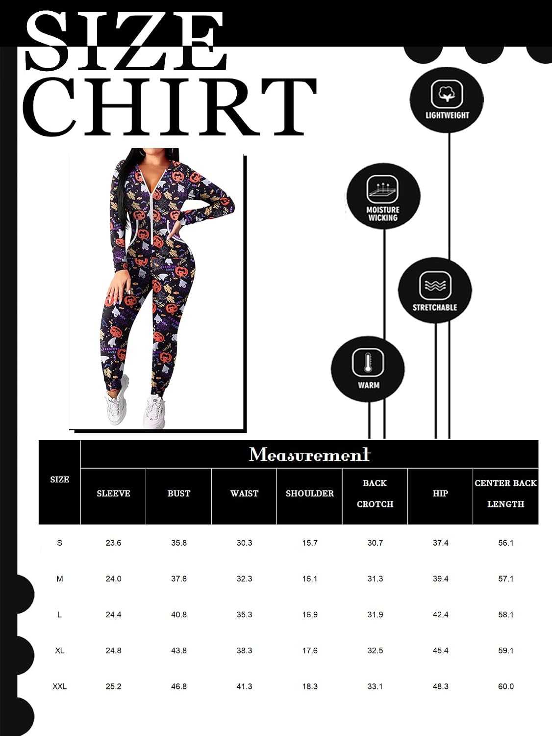 Ekouaer Halloween Onesie for Women Hooded Jumpsuit Sexy One Piece Pajamas