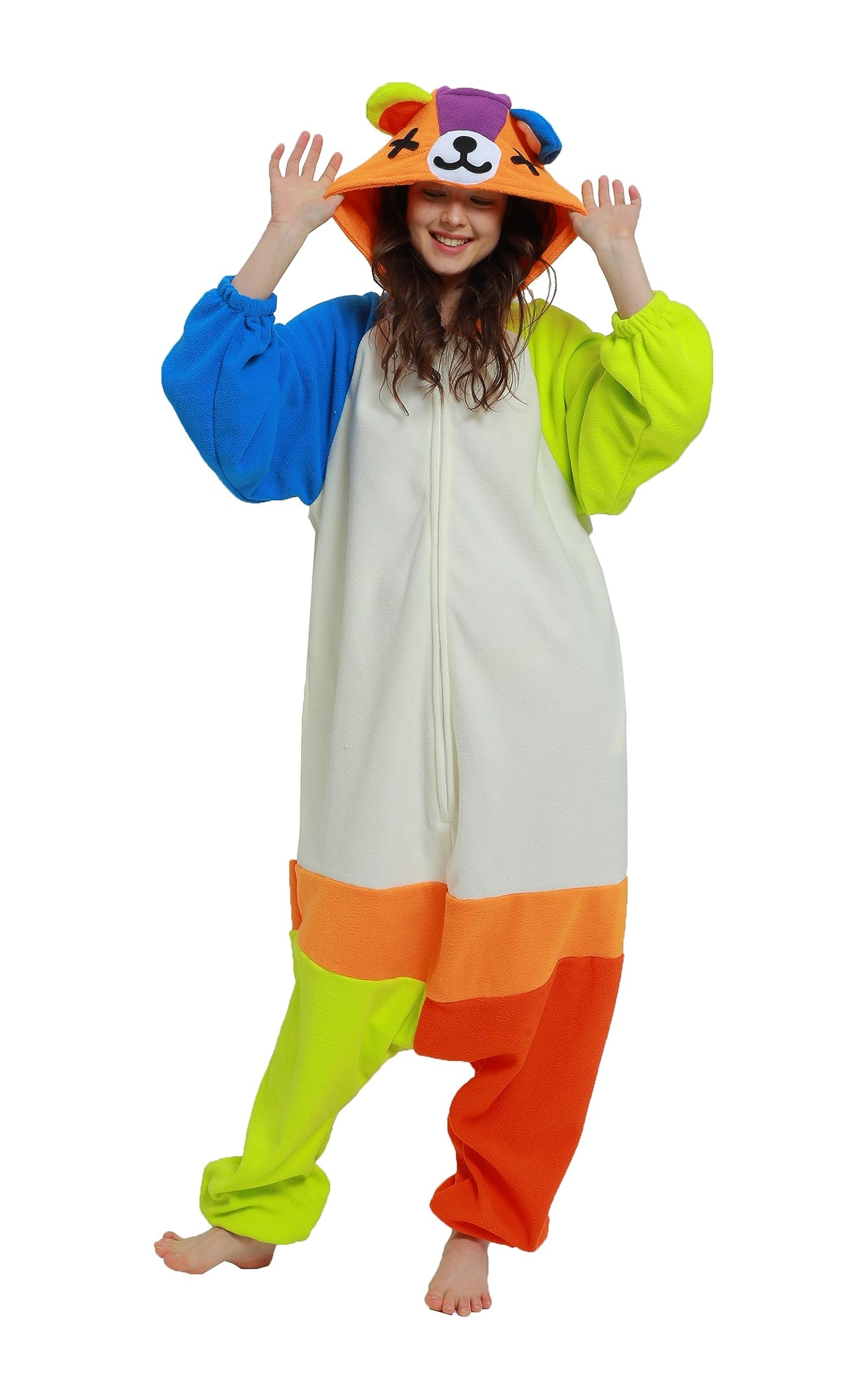 SAMGU Adult Onesie Animal Halloween Cosplay Costume One Piece Pajamas for Women and Men
