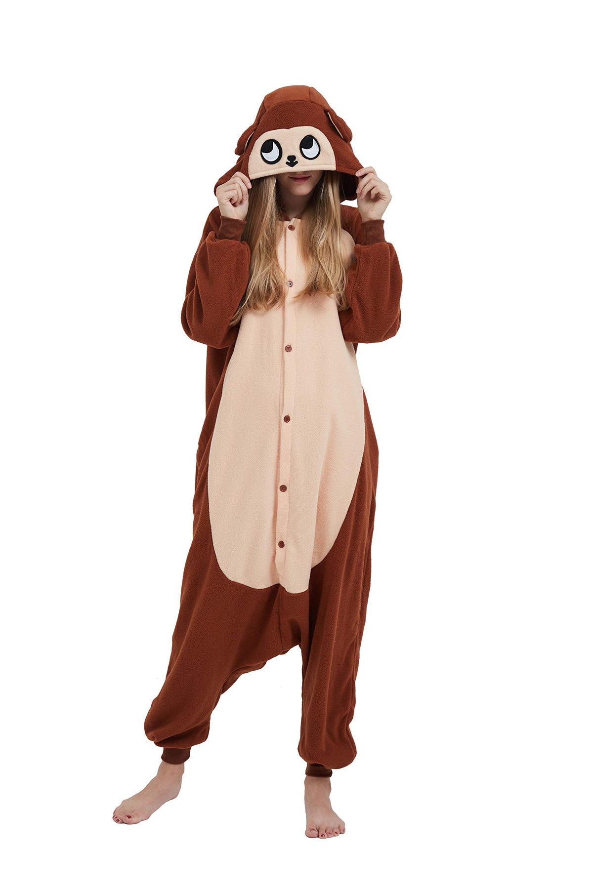 SimZoo Adult Animal Onesie Pajamas Halloween One-Piece Costumes