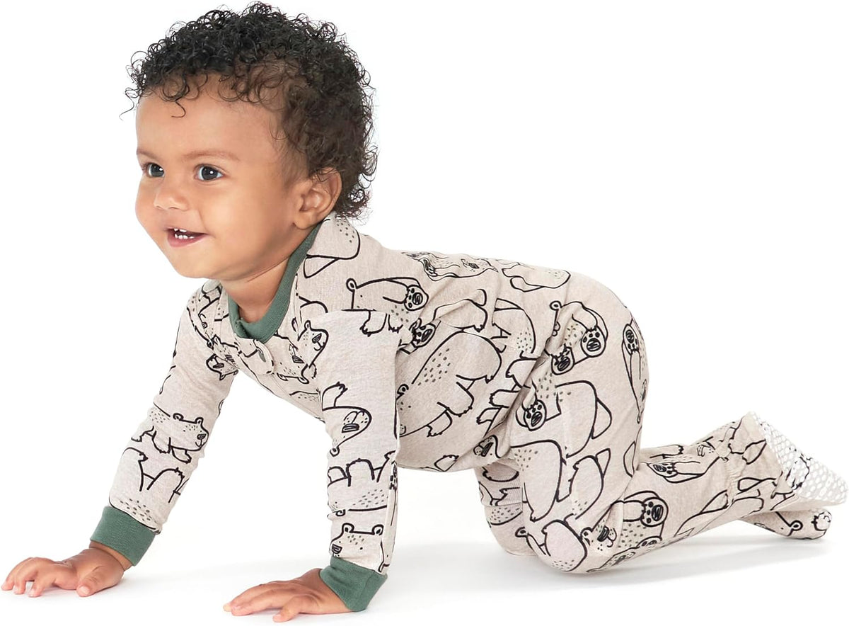 Gerber Baby Boys 4-Pack Footed Pajamas
