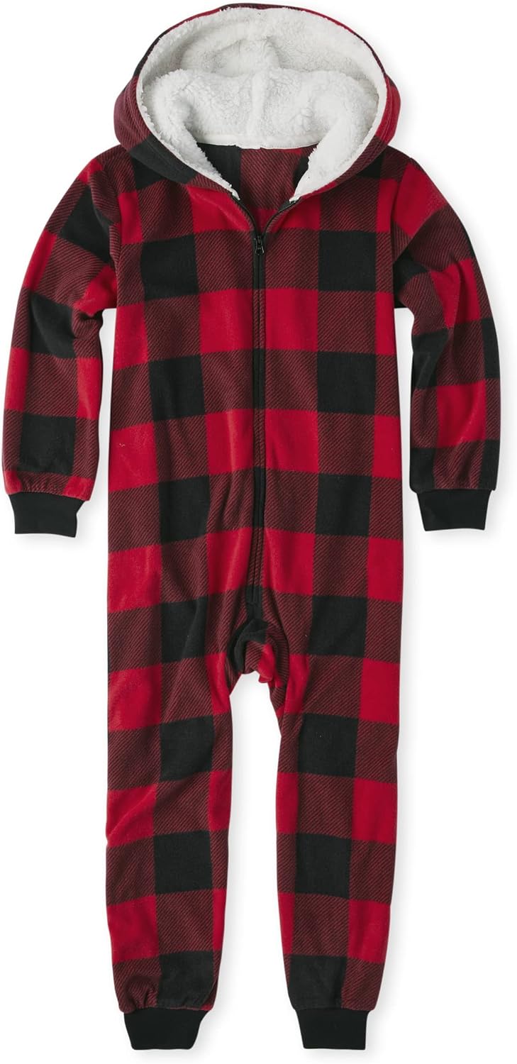 The Children's Place Baby and Kids' Sibling Matching Christmas Pajama Sets, Fleece
