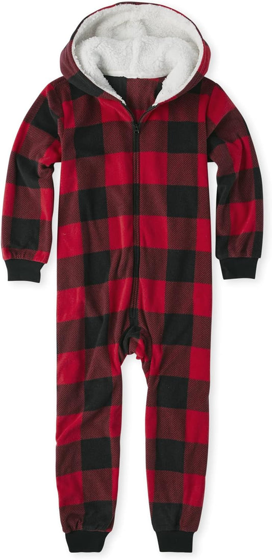 The Children's Place Baby and Kids' Sibling Matching Christmas Pajama Sets, Fleece