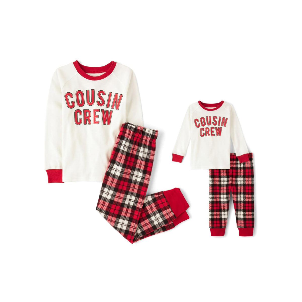 The Children's Place Baby and Kids' Sibling Matching Christmas Pajama Sets, Fleece