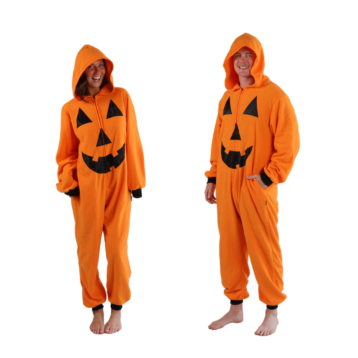Funziez! Slim Fit Adult Onesie - Animal Costume - Plush Unisex Halloween One Piece Cosplay Suit for Women and Men