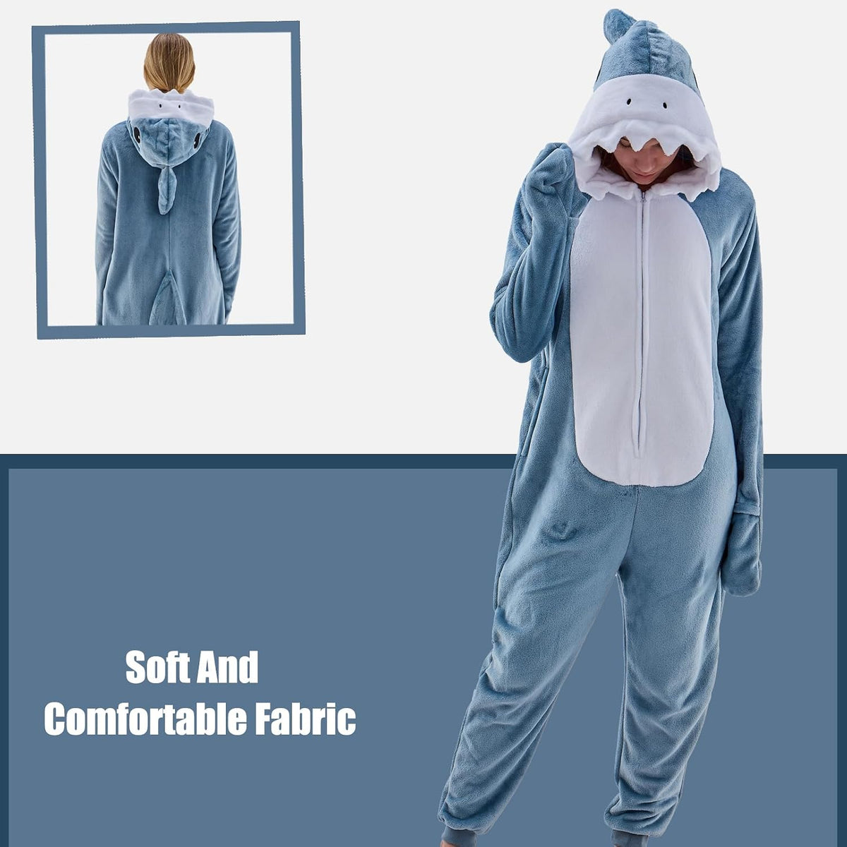 Unisex Adult Onesie Pajamas Animal One Piece Snug Fit Halloween Costume Sleepwear Homewear