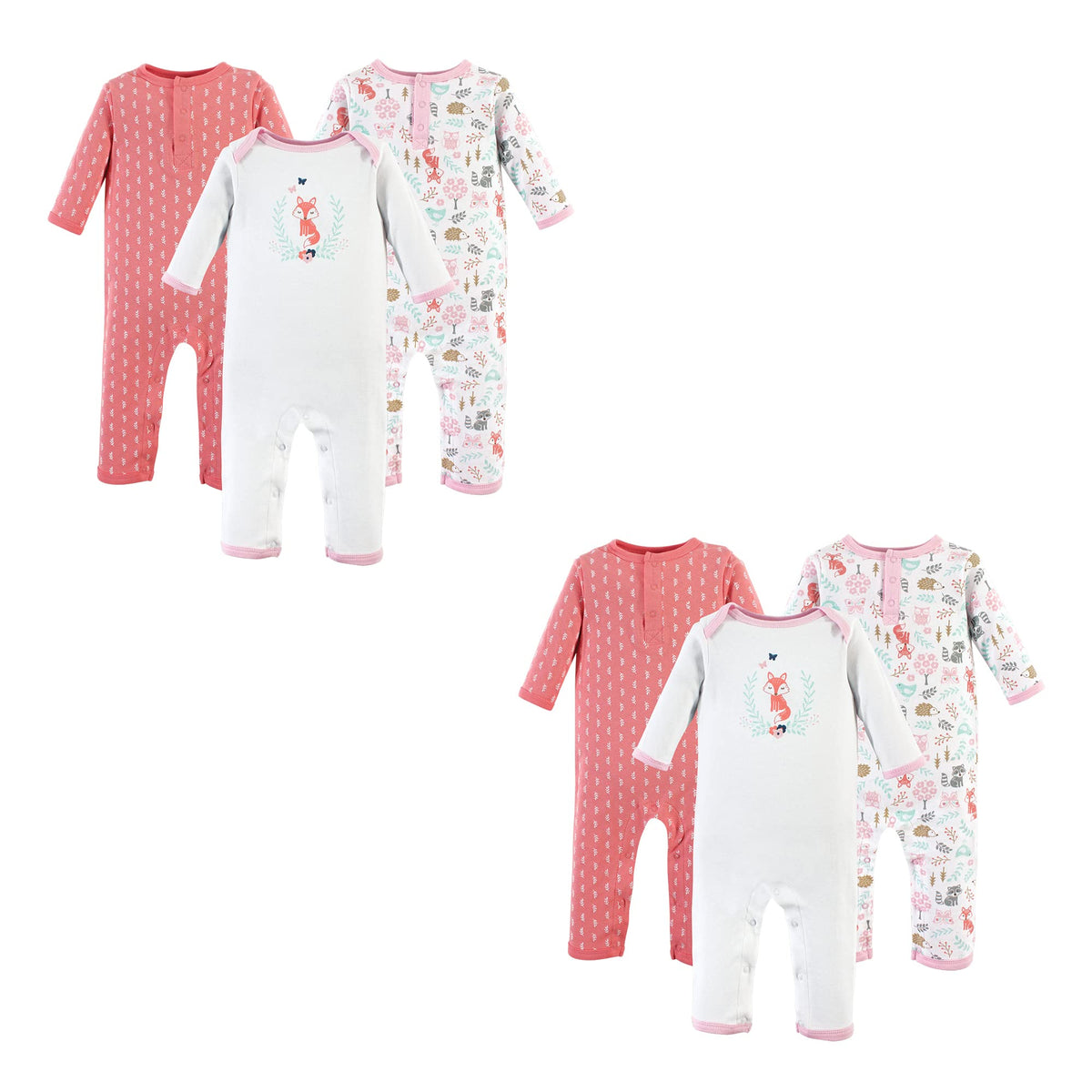 Hudson Baby unisex-child Cotton Coveralls