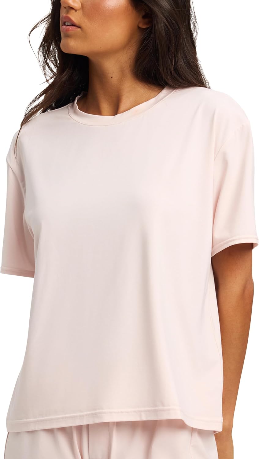 Cozy Earth Women's First Layer Pajama Short Sleeve Tee