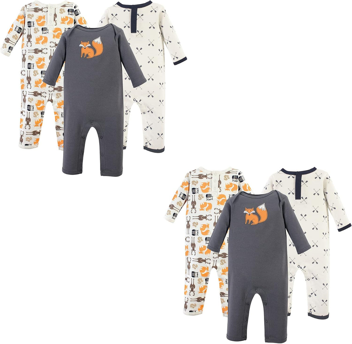 Hudson Baby unisex-child Cotton Coveralls