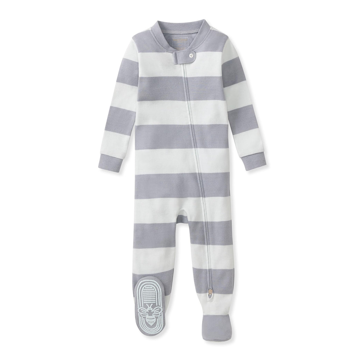 Burt's Bees Baby Boys Organic Cotton, Snug Fit Footed Sleeper Pajamas