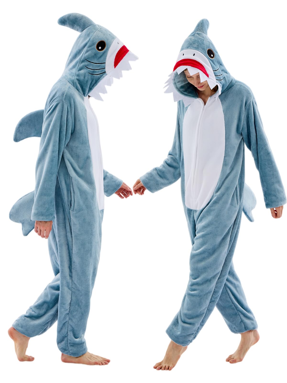 Unisex Adult Onesie Pajamas Animal One Piece Snug Fit Halloween Costume Sleepwear Homewear
