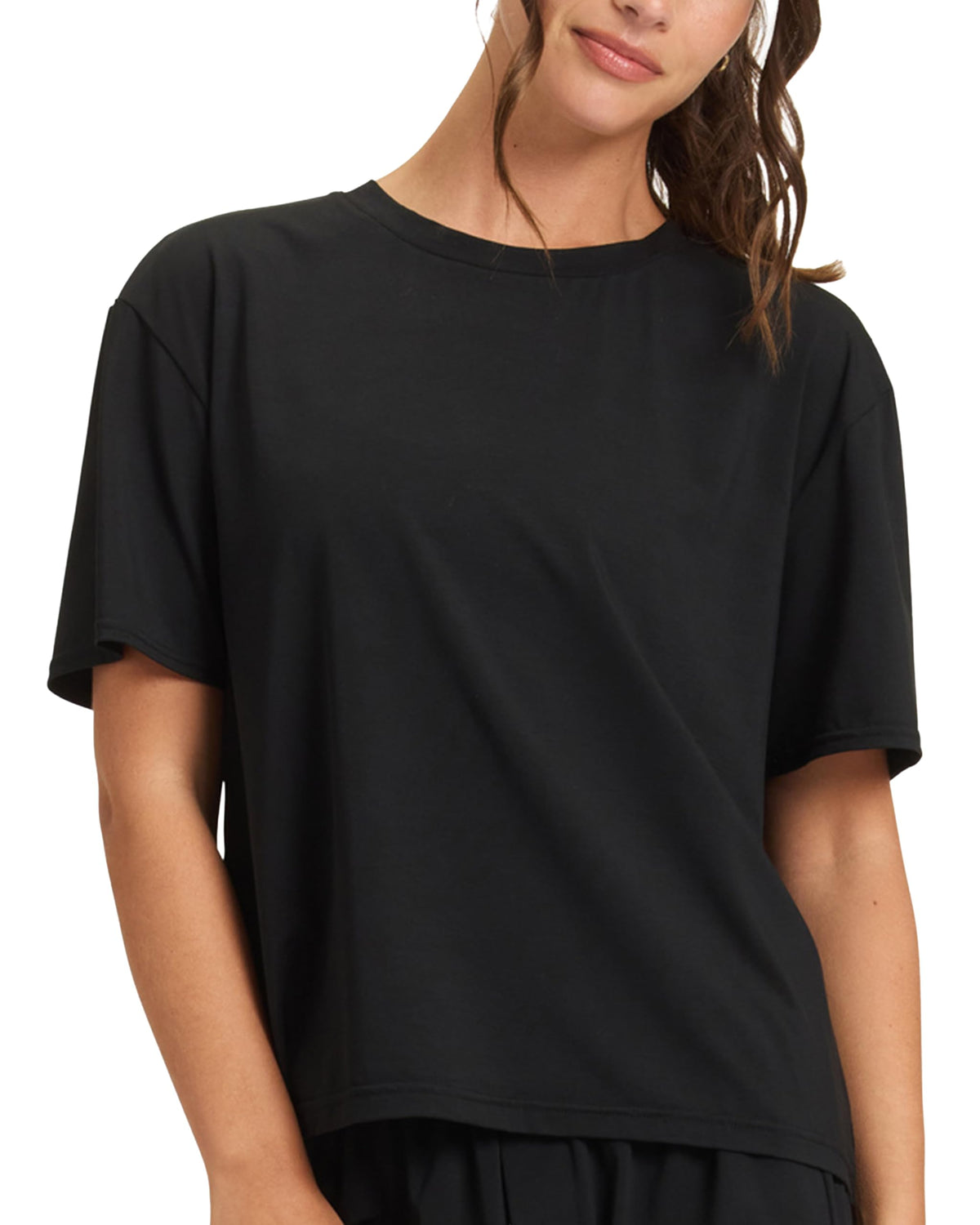 Cozy Earth Women's First Layer Pajama Short Sleeve Tee
