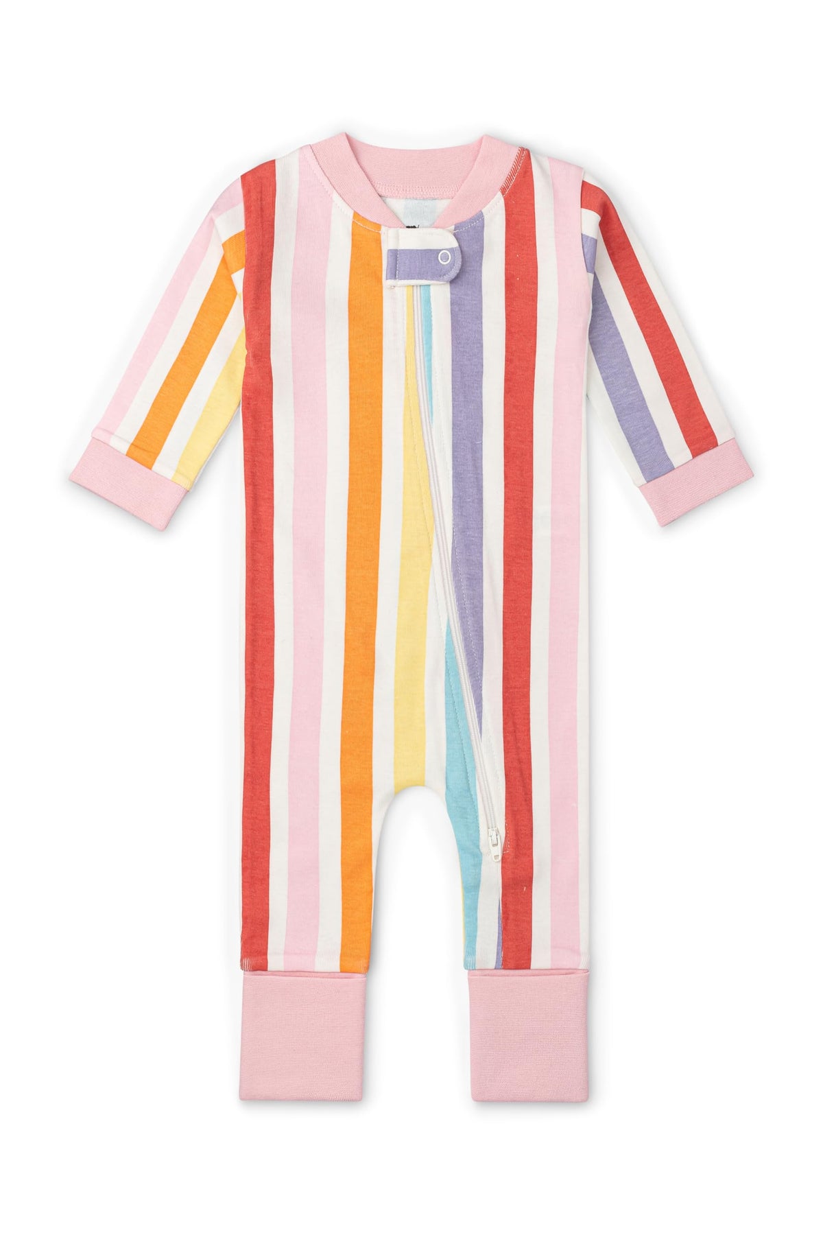 MONICA + ANDY One Piece Baby Pajamas, 100% Organic Baby Clothes for Girls and Boys, Sizes For Newborn and Infant