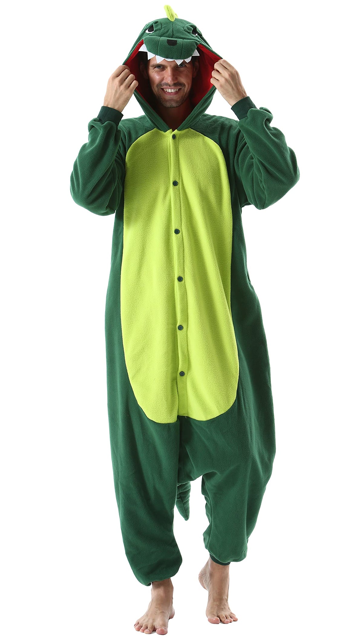 SAMGU Adult Onesie Animal Halloween Cosplay Costume One Piece Pajamas for Women and Men