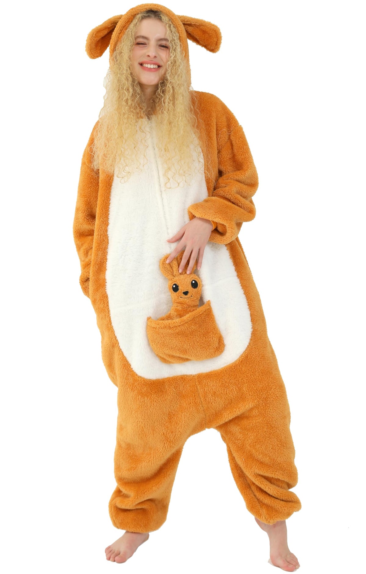 SAMGU Adult Onesie Animal Halloween Cosplay Costume One Piece Pajamas for Women and Men