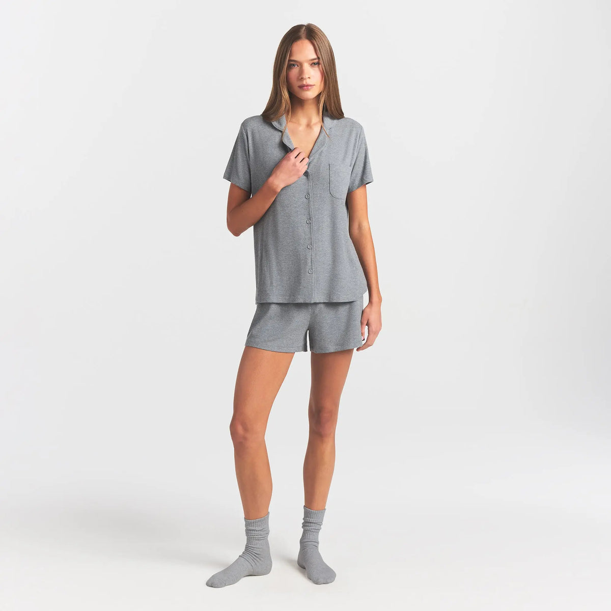 SKIMS SOFT LOUNGE SHORT SLEEP SET