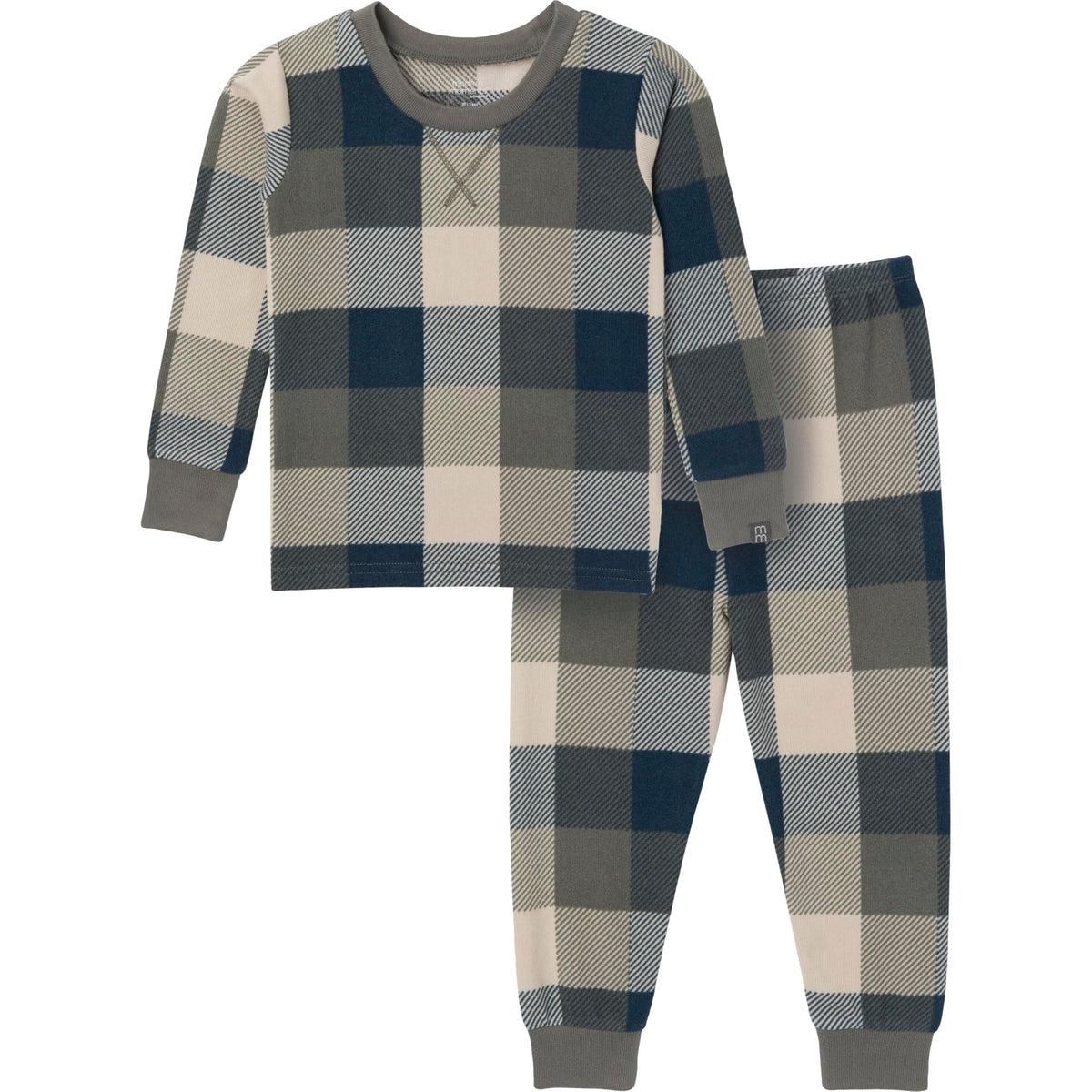 Modern Moments by Gerber Baby Toddler Hacci Snug Fit 2-piece Pajama Set