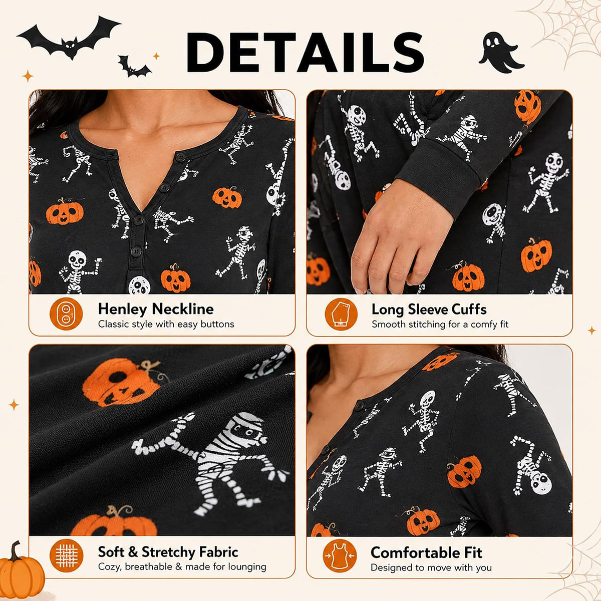 Halloween Sexy Onesie Pajamas Women One Piece Bodycon Romper Jumpsuit Adult