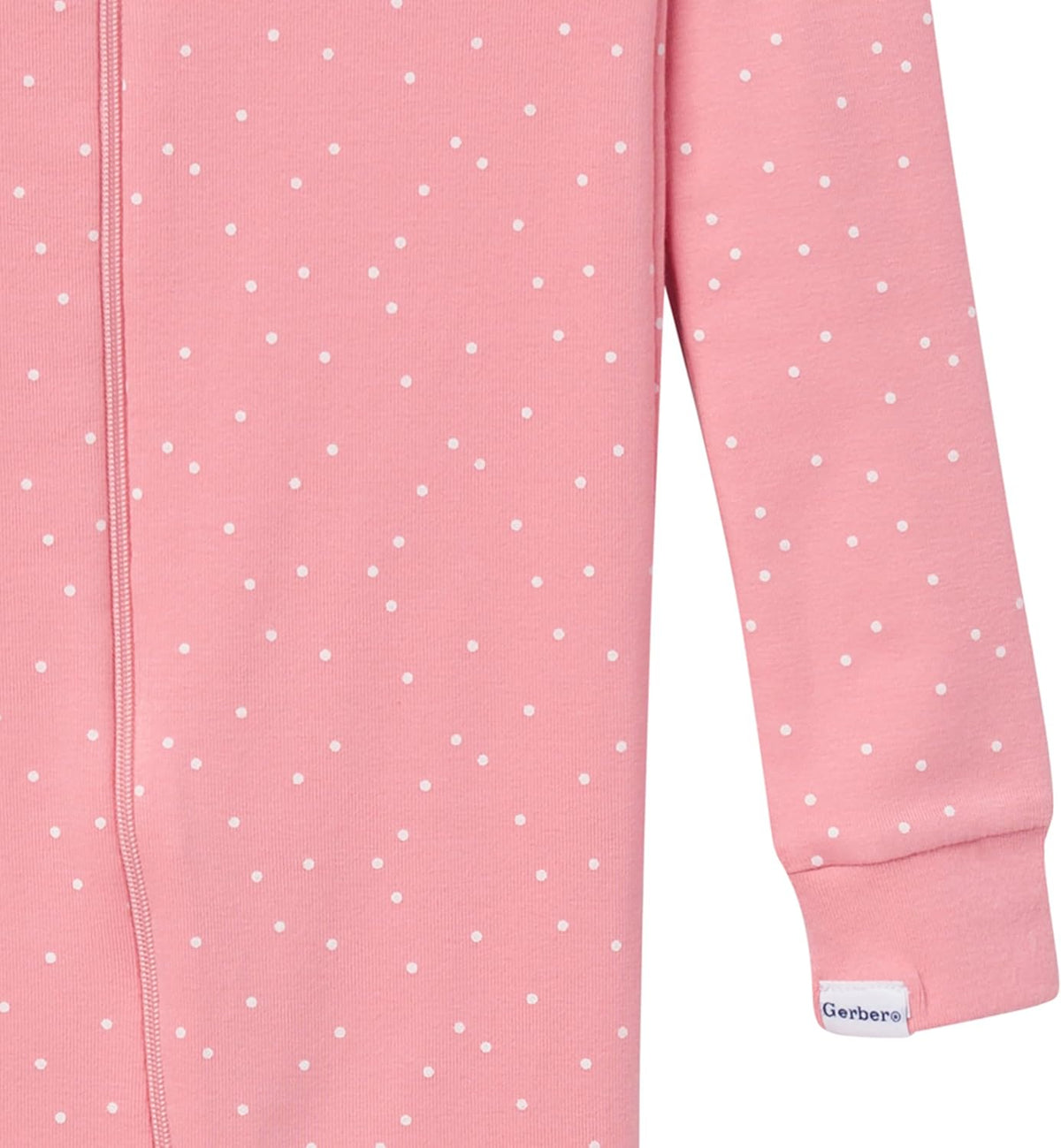 Gerber Baby Girls 3-Pack Snug Fit Footless One Piece Cotton Pajamas