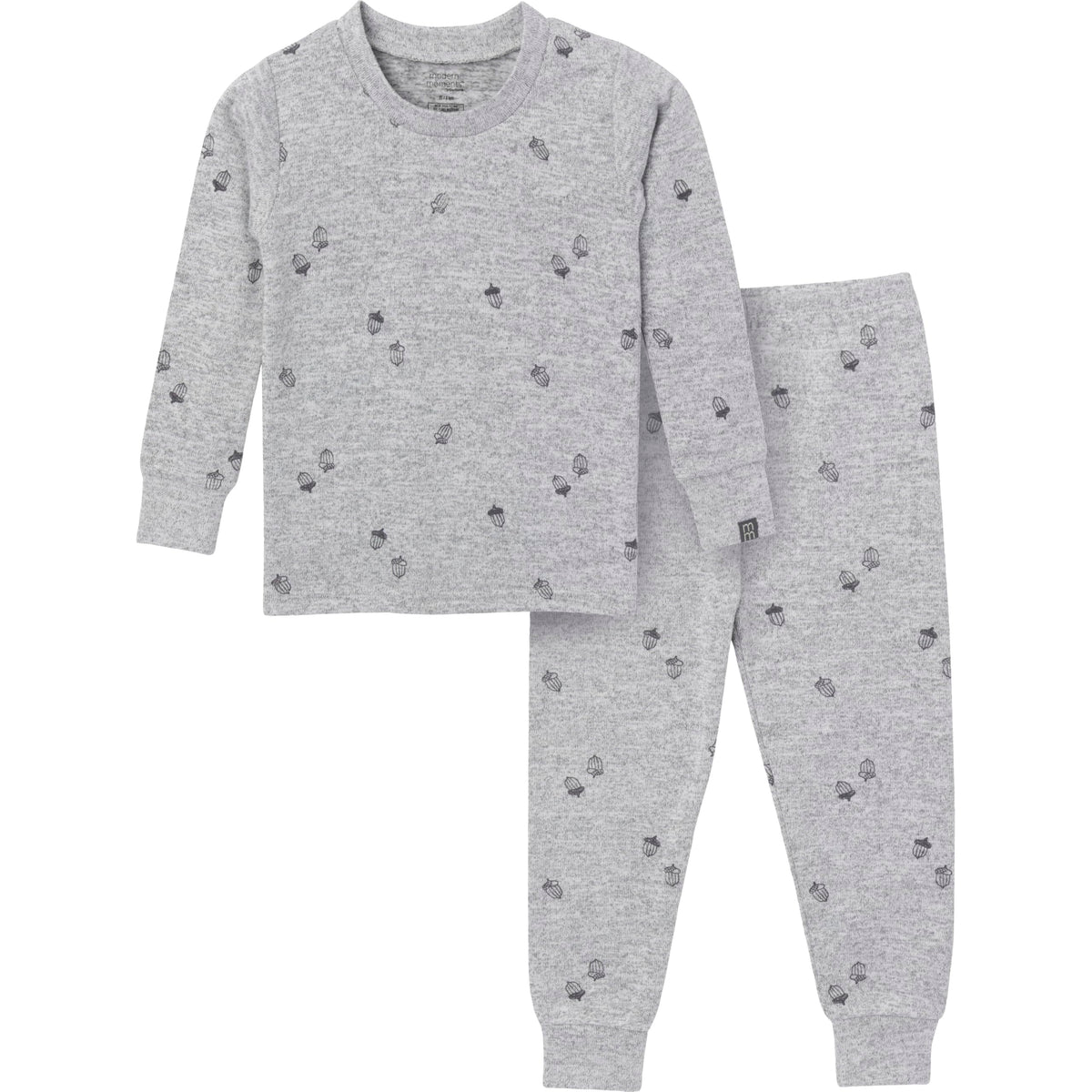 Modern Moments by Gerber Baby Toddler Hacci Snug Fit 2-piece Pajama Set