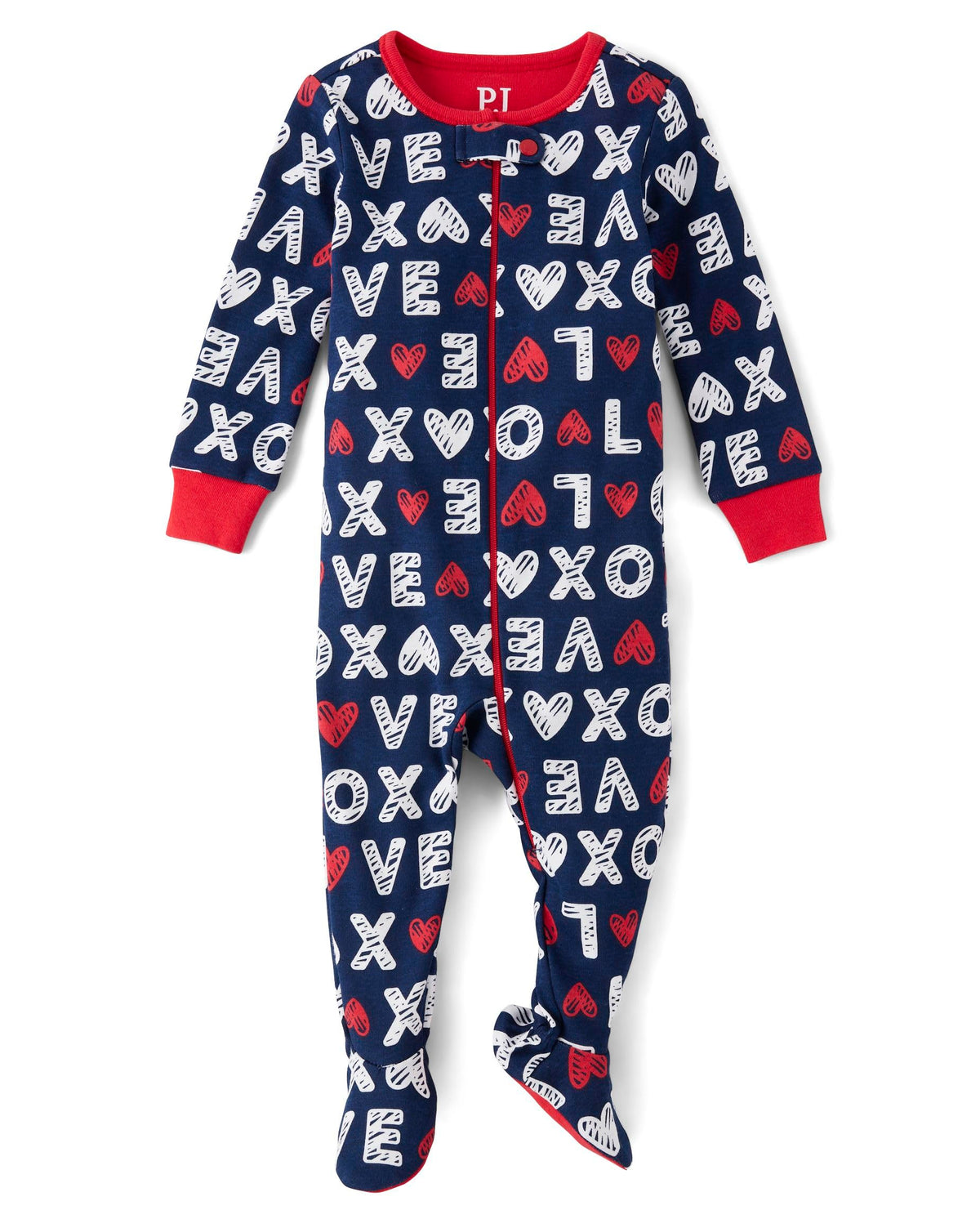 The Children's Place Baby Boys' And Toddler Long Sleeve 100% Cotton Zip-front One Piece Footed Pajama