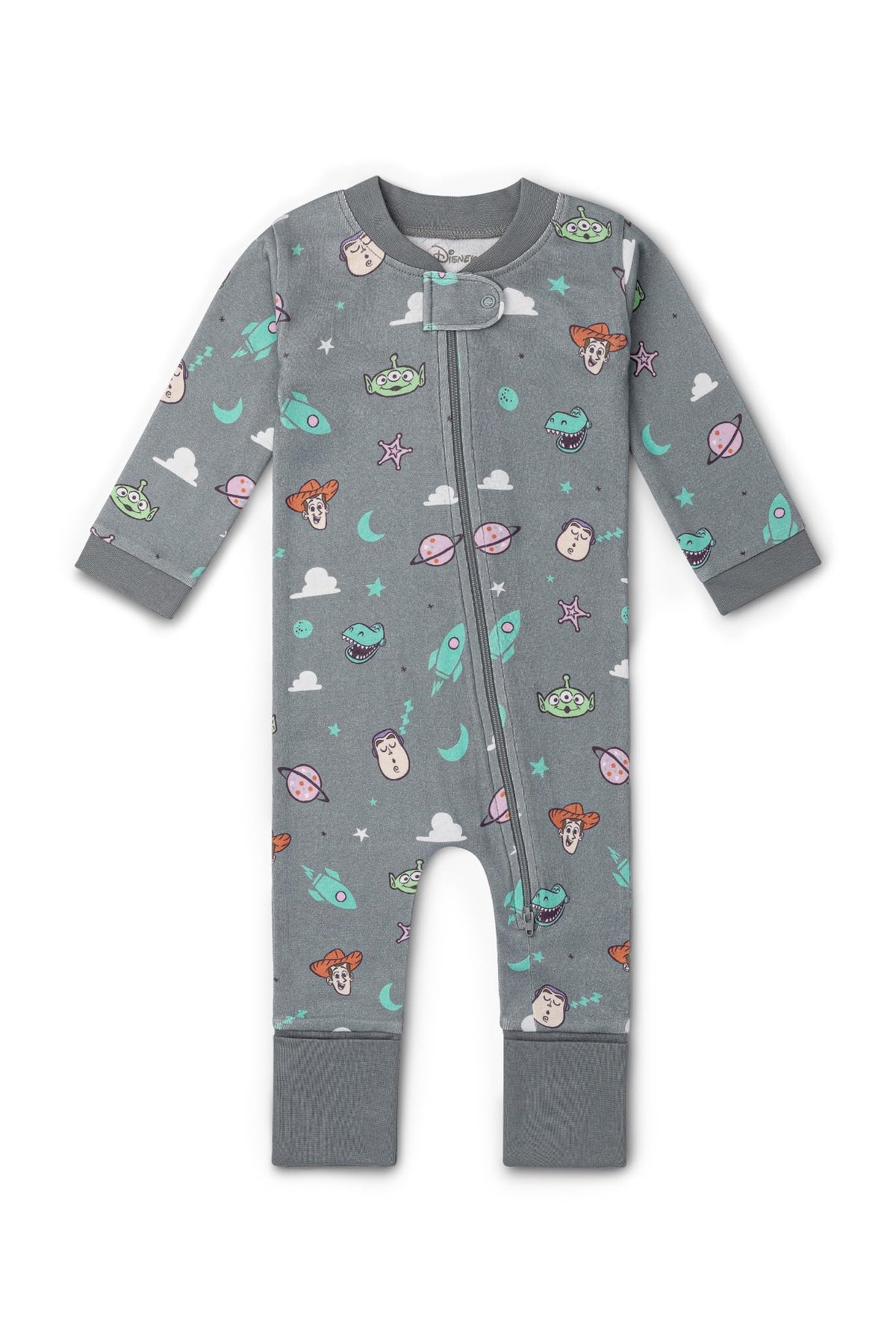 MONICA + ANDY One Piece Baby Pajamas, 100% Organic Baby Clothes for Girls and Boys, Sizes For Newborn and Infant