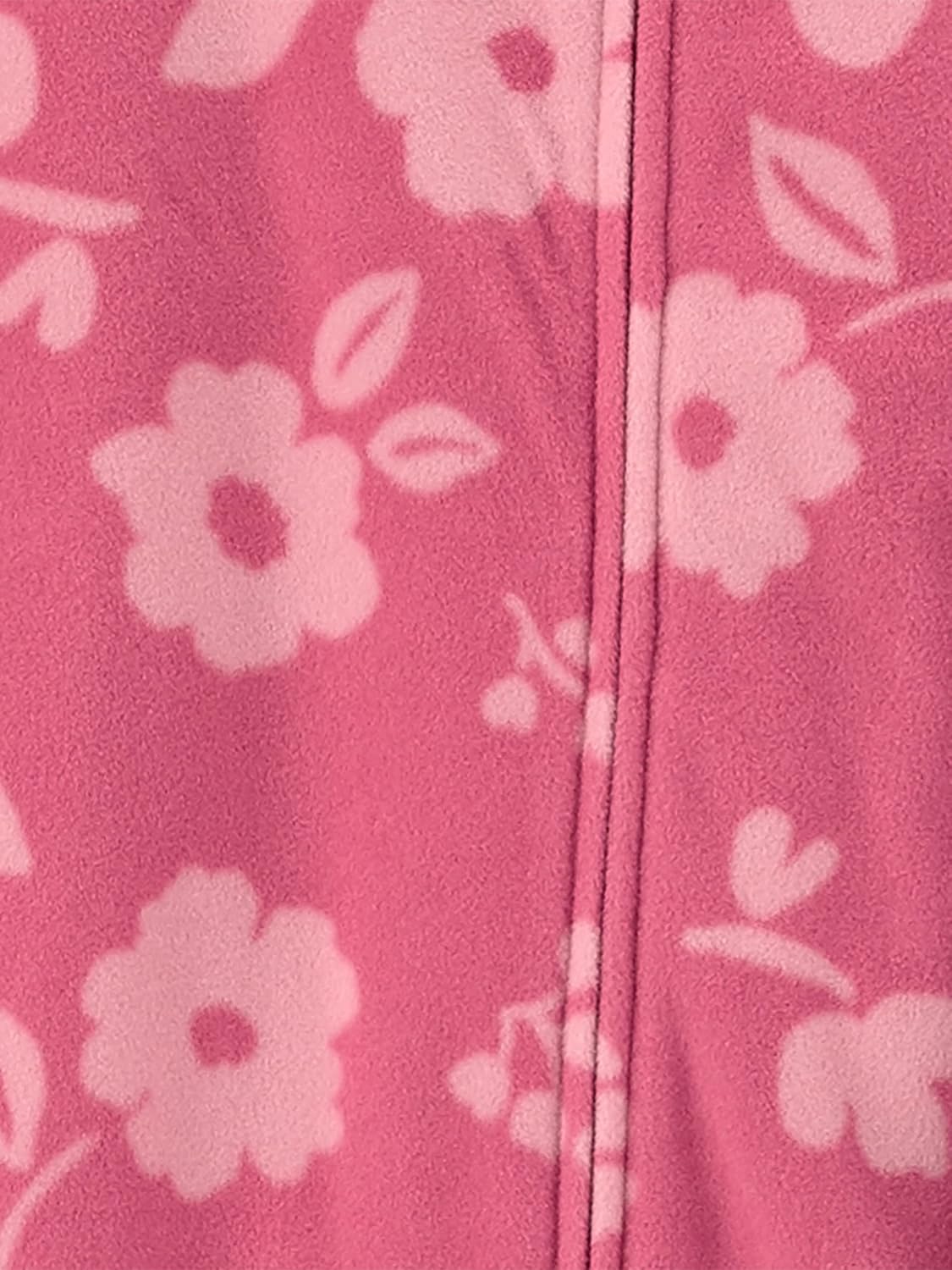Simple Joys by Carter's Girls' 2-Pack Loose-fit Fleece Footed Pajamas