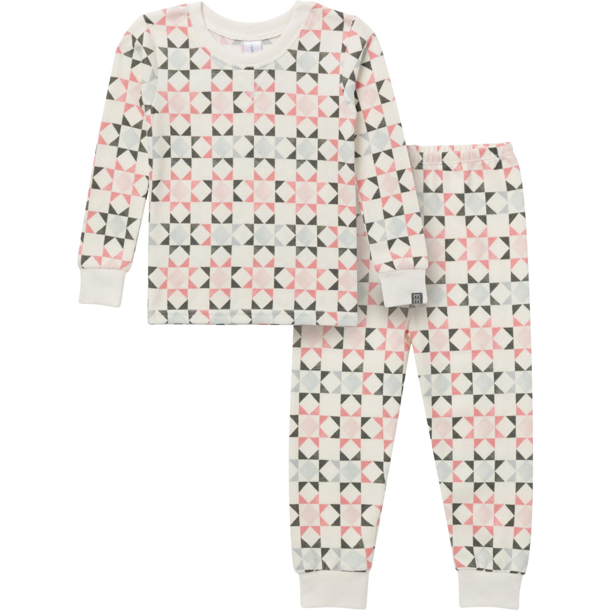 Modern Moments by Gerber Baby Toddler Hacci Snug Fit 2-piece Pajama Set