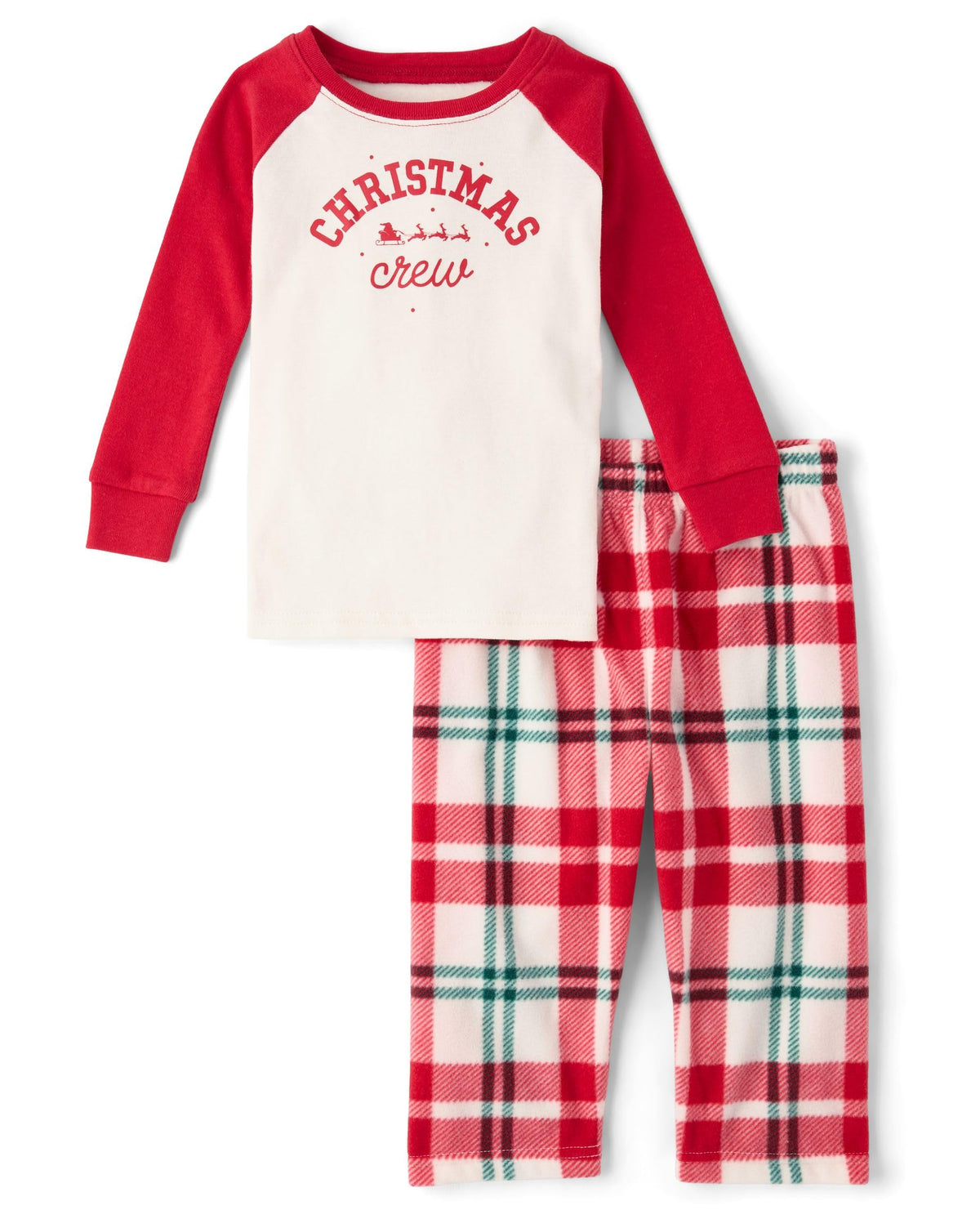The Children's Place Baby and Kids' Sibling Matching Christmas Pajama Sets, Fleece