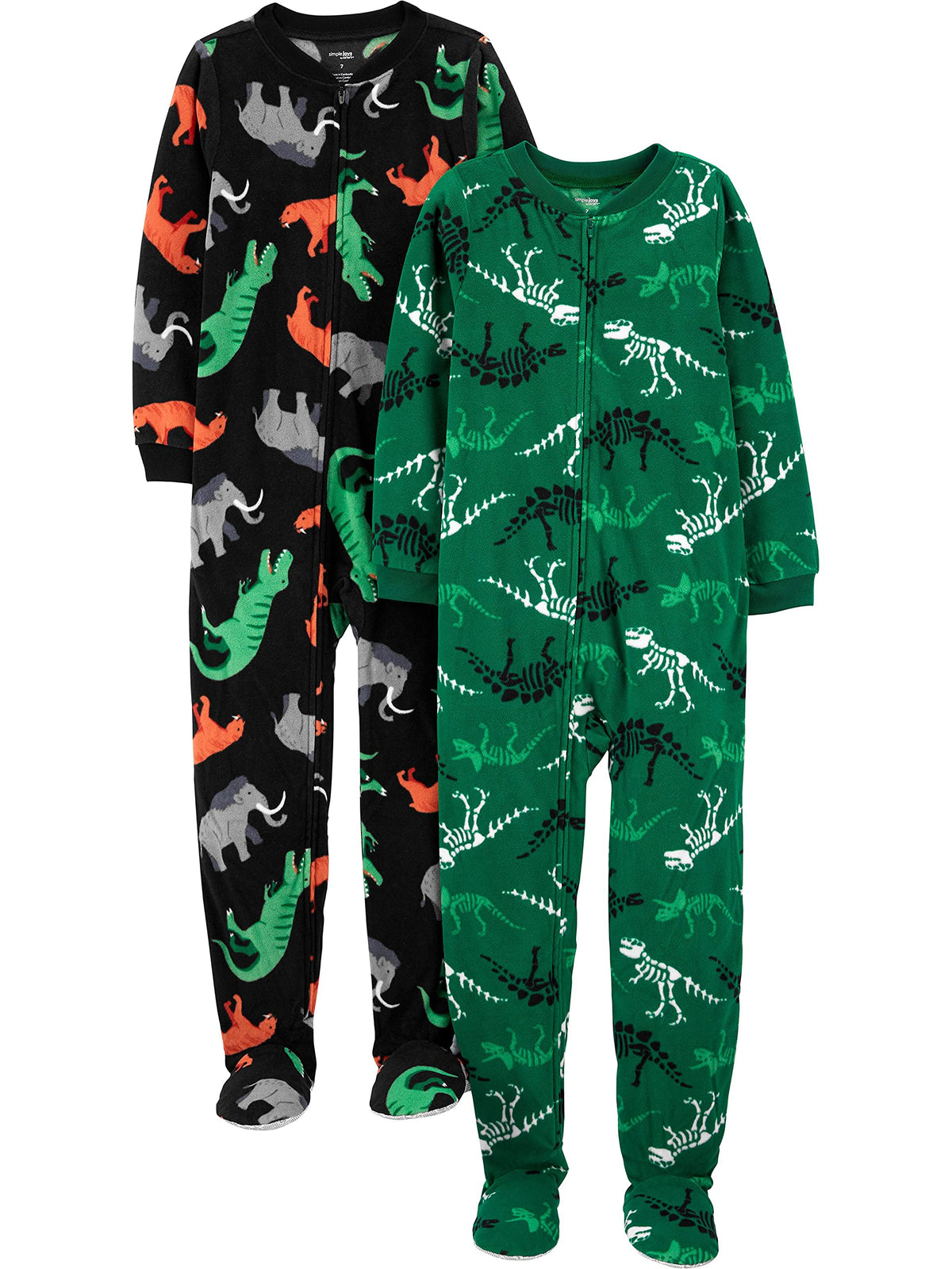 Simple Joys by Carter's Kids' Loose-fit Flame Resistant Fleece Footed Pajamas
