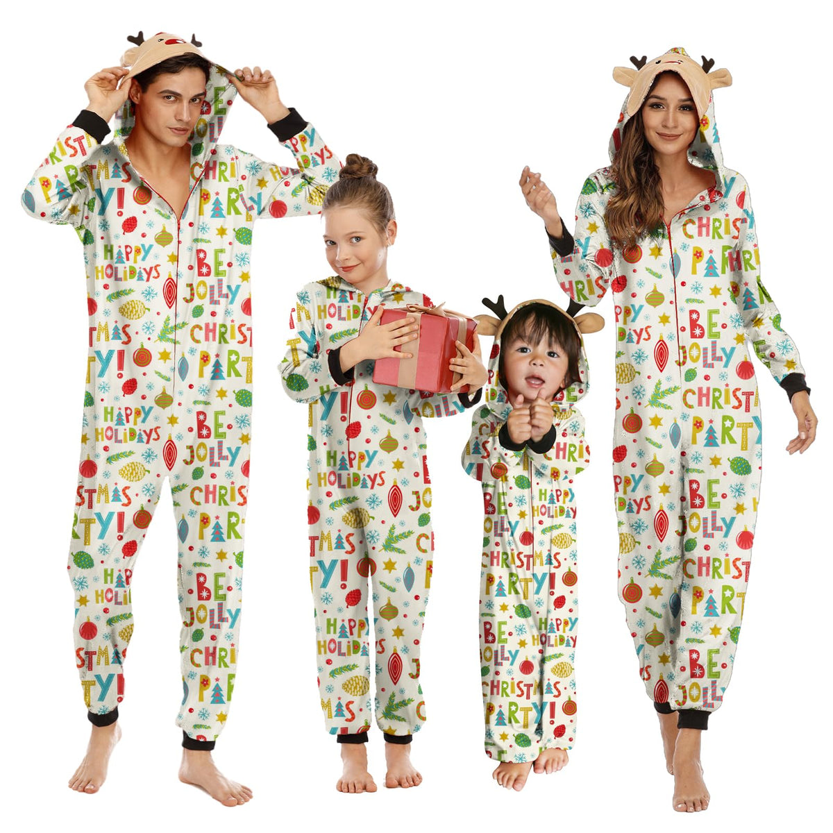 Neufigr Matching Christmas Pajamas for Family Christmas Pjs