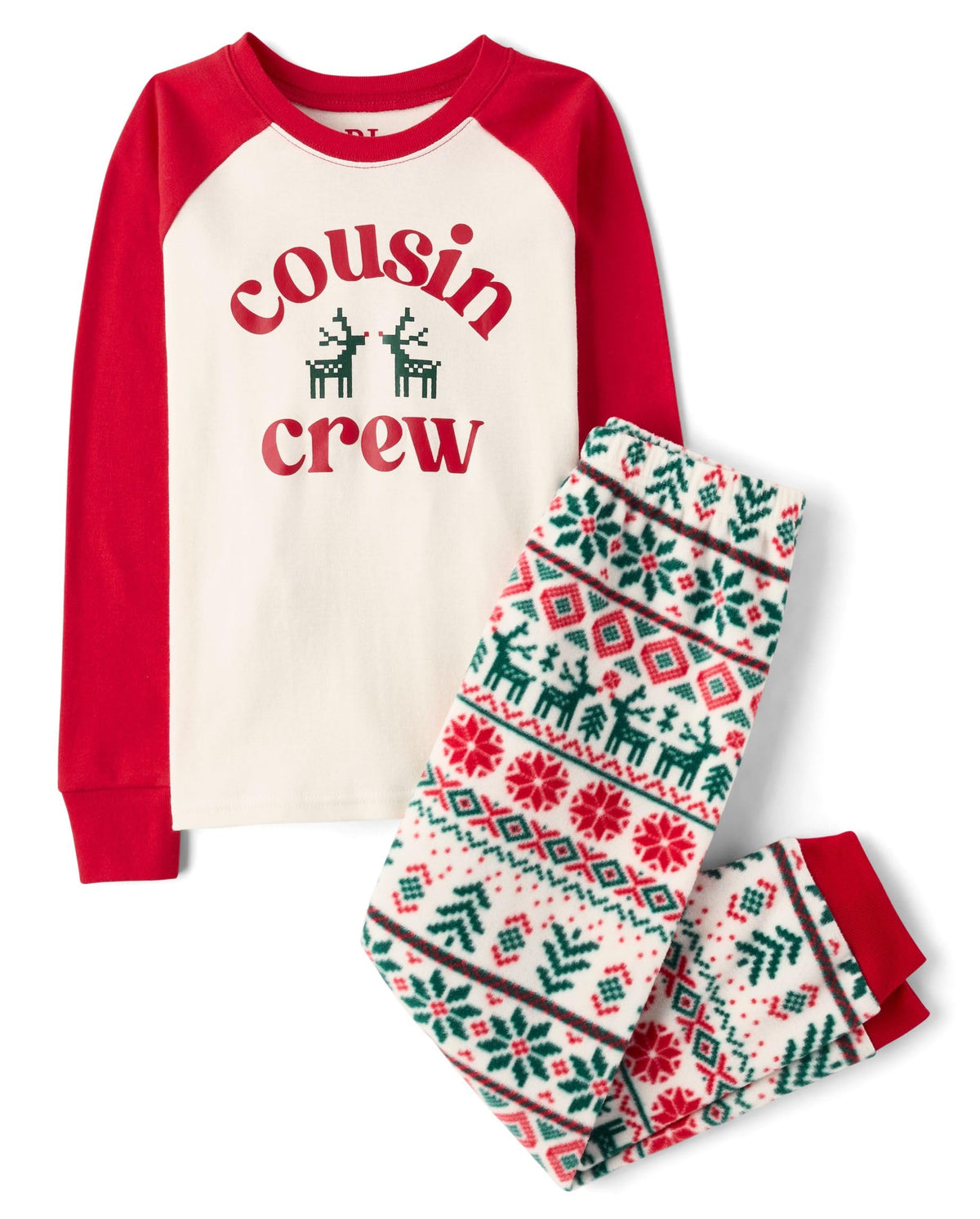 The Children's Place Baby and Kids' Sibling Matching Christmas Pajama Sets, Fleece