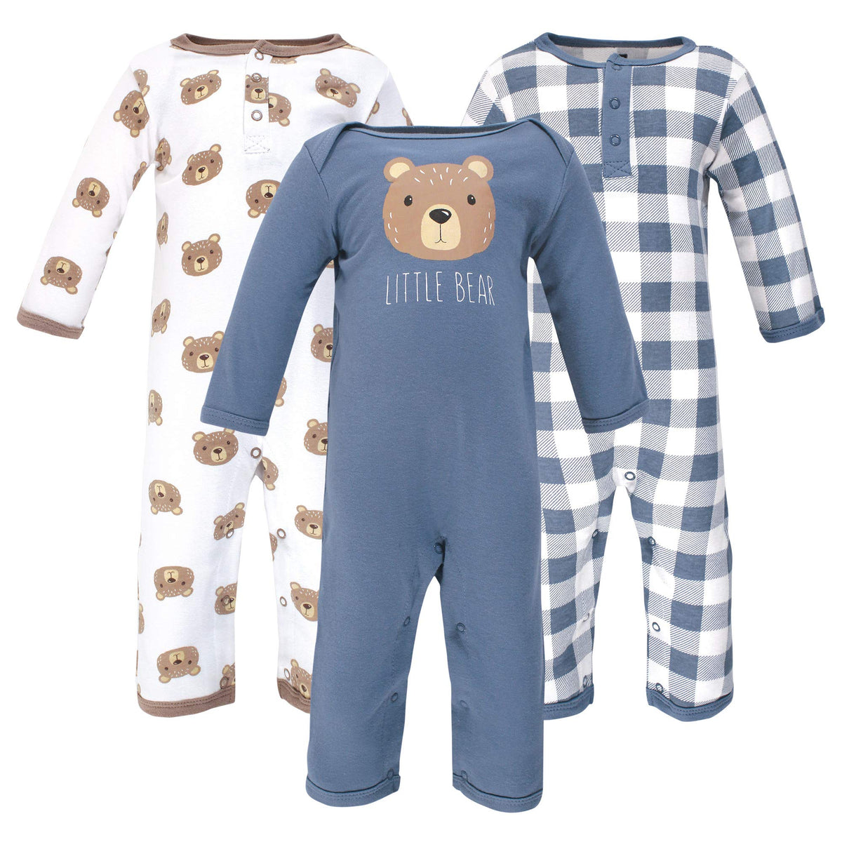 Hudson Baby unisex-child Cotton Coveralls
