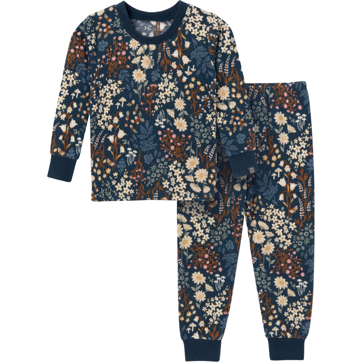Modern Moments by Gerber Baby Toddler Hacci Snug Fit 2-piece Pajama Set