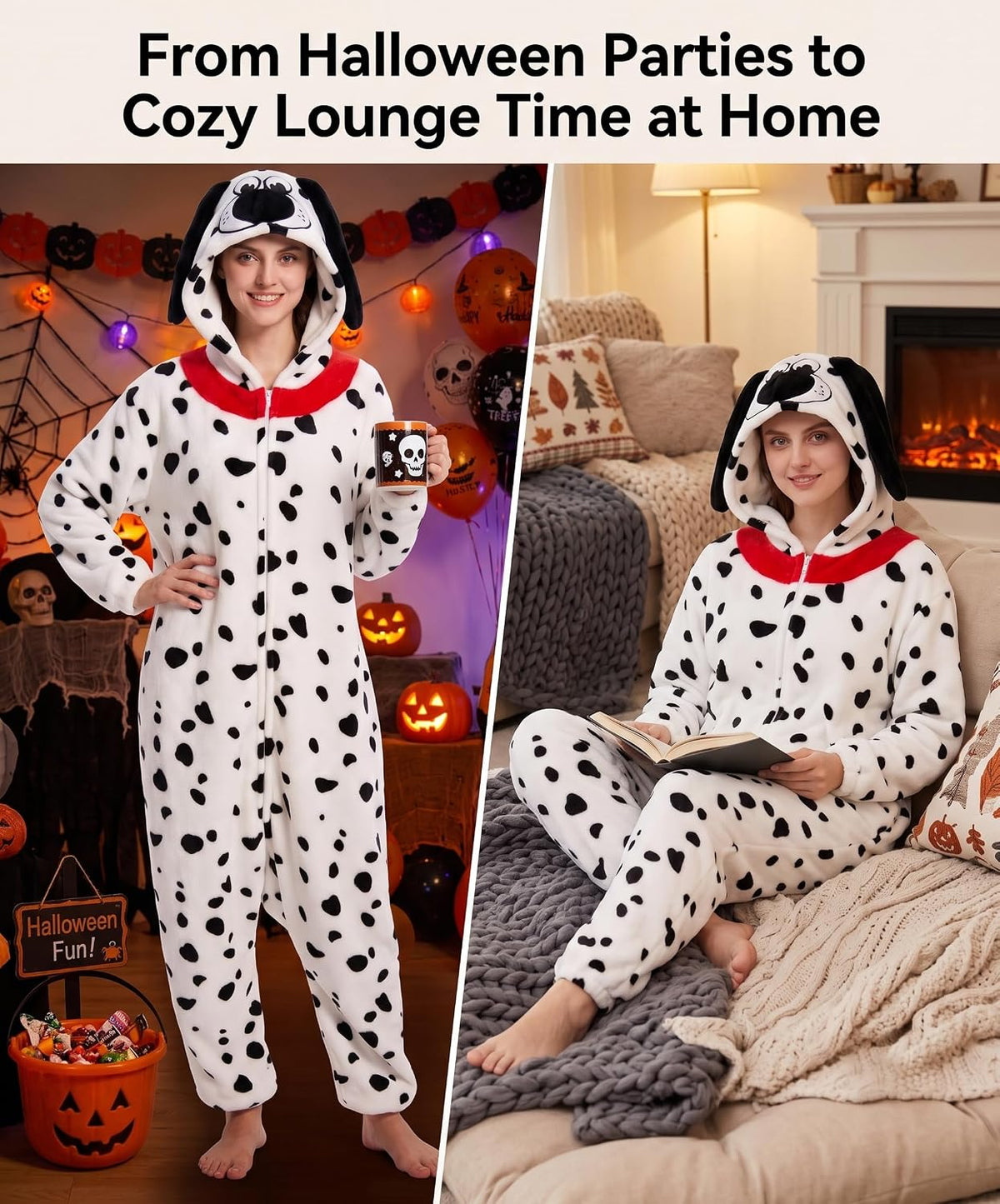 Hundredmore Adult Onesie Pajamas Animal Costume One Piece Loungewear