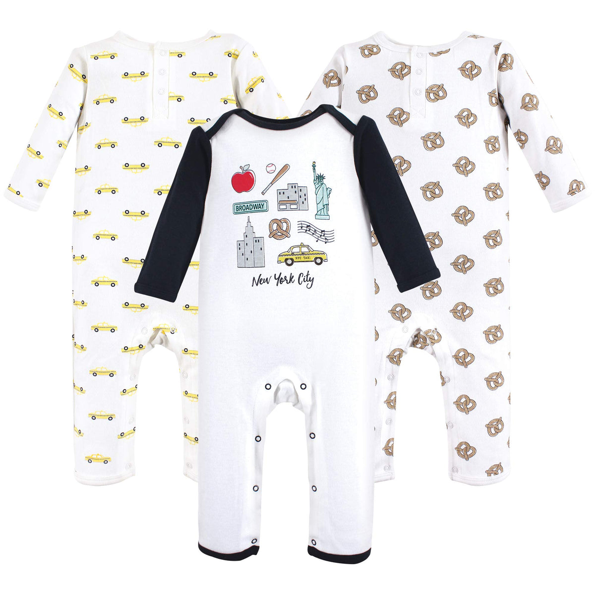 Hudson Baby unisex-child Cotton Coveralls