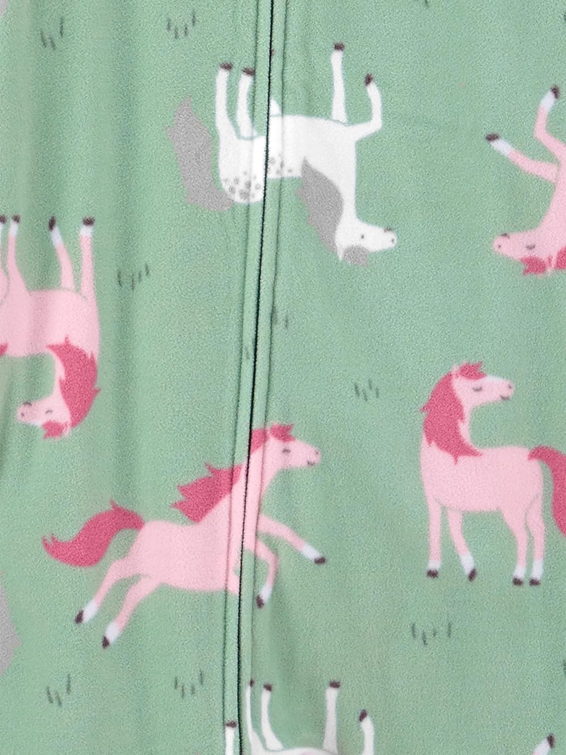 Simple Joys by Carter's Girls' 2-Pack Loose-fit Fleece Footed Pajamas