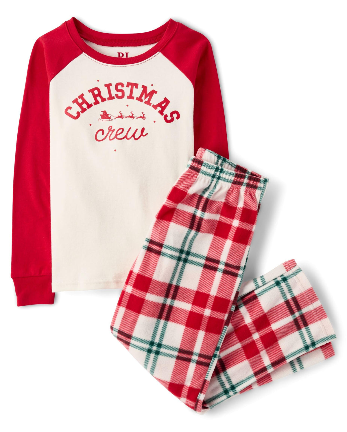 The Children's Place Baby and Kids' Sibling Matching Christmas Pajama Sets, Fleece