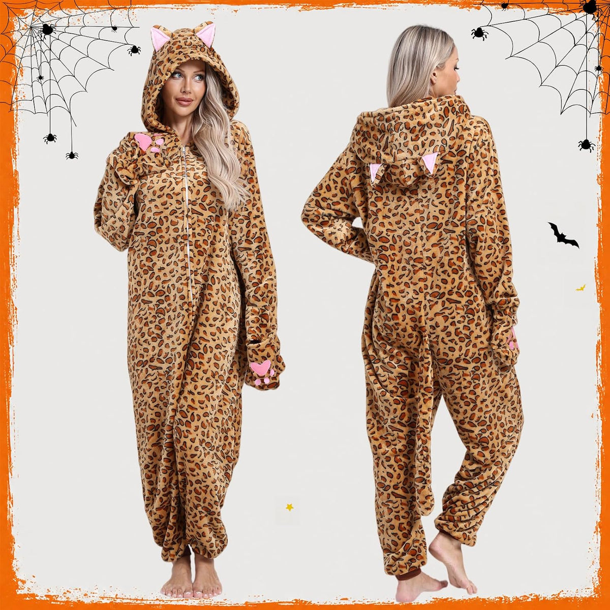 Adult Onesie Pajamas Animal One Piece Costume Halloween Cosplay for Women Men