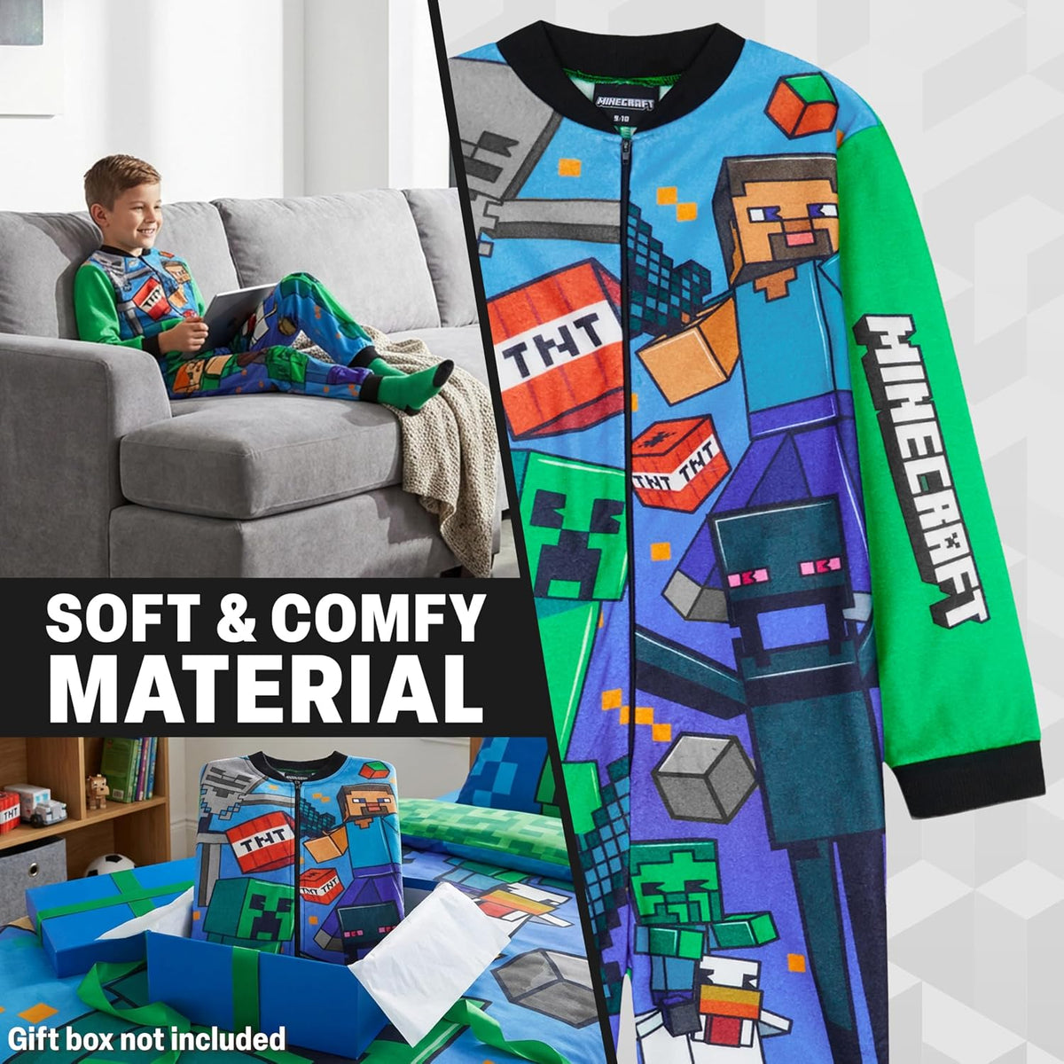Get Trend Pokemon | Minecraft | Fortnite One Piece Pajamas for Boys, Teens