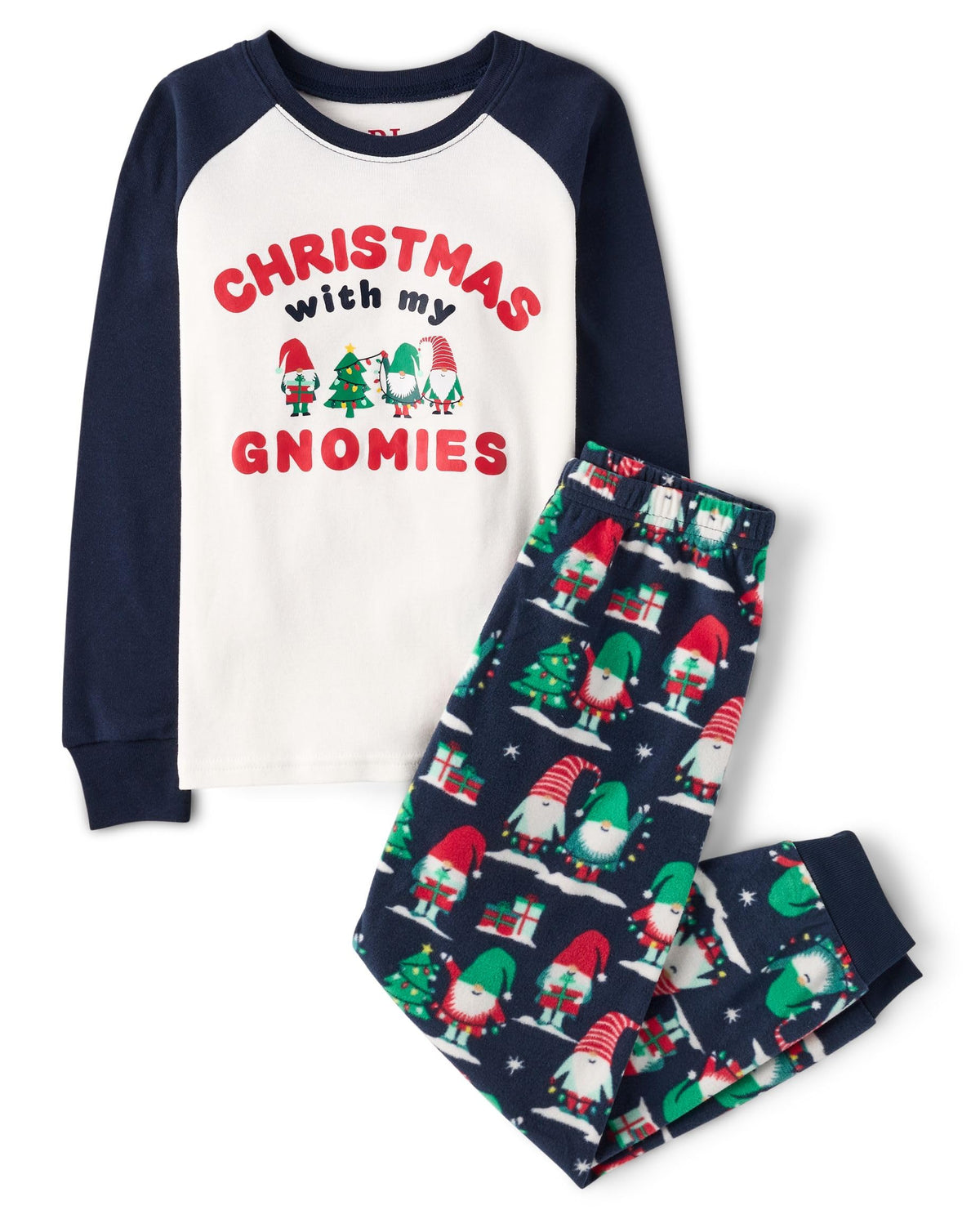 The Children's Place Family Matching Holiday Pajama Sets, Fleece