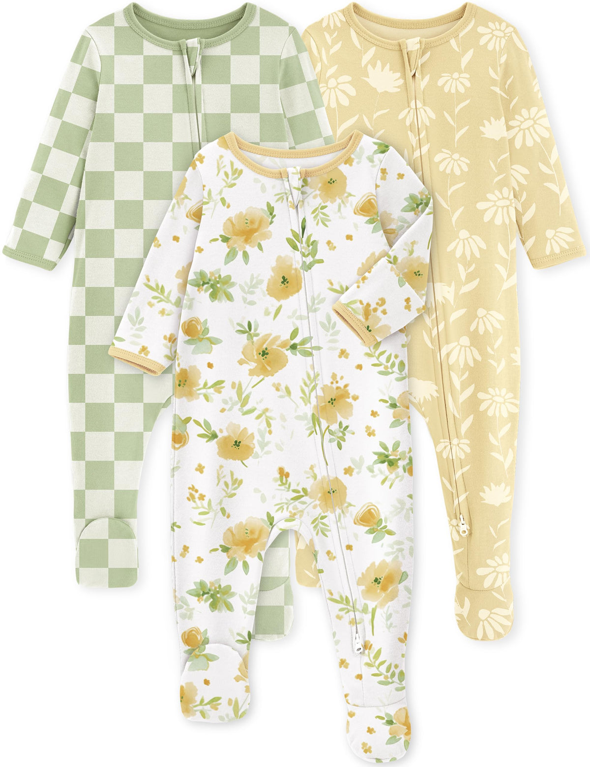 Yoofoss Baby Pajamas 100% Organic Cotton Newborn Sleepers Boy Girl Clothes