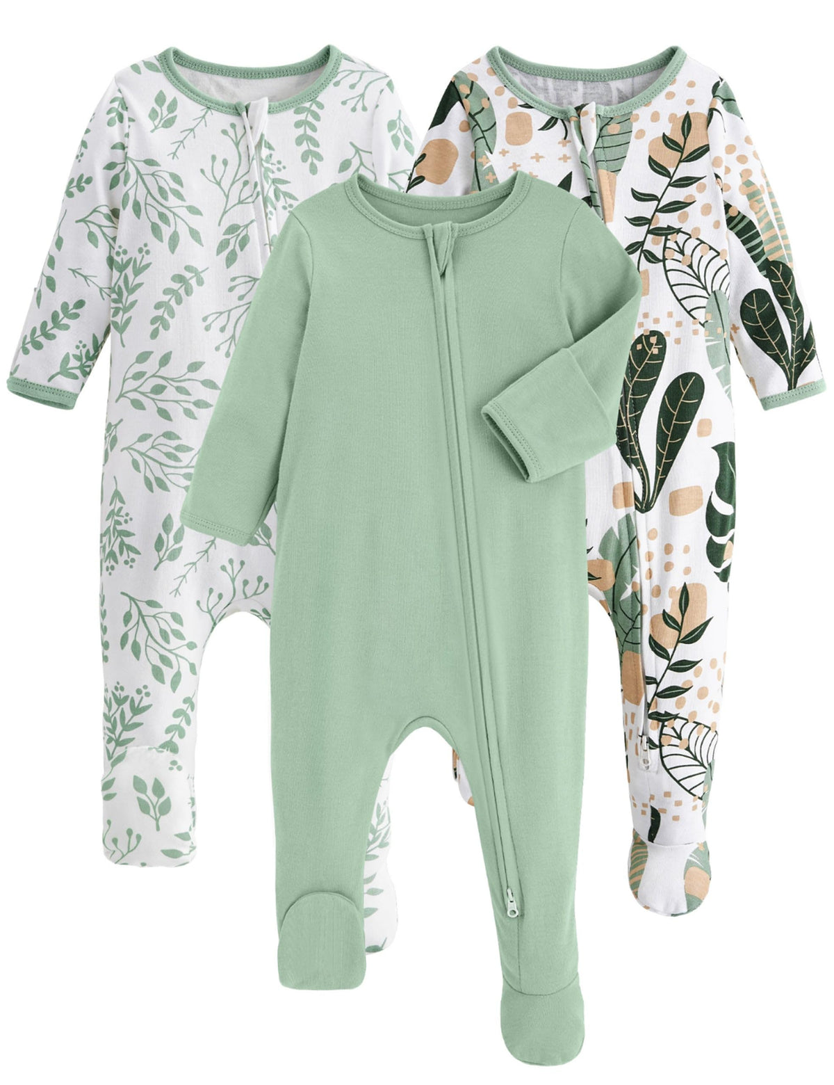 Yoofoss Baby Pajamas 100% Organic Cotton Newborn Sleepers Boy Girl Clothes