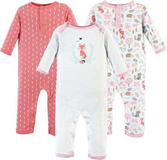 Hudson Baby unisex-child Cotton Coveralls