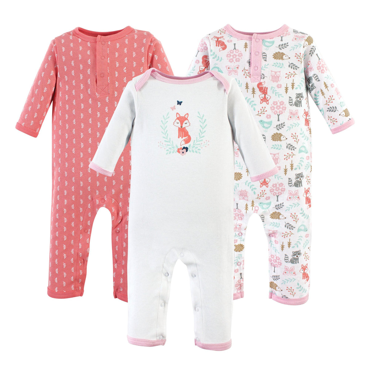Hudson Baby unisex-child Cotton Coveralls