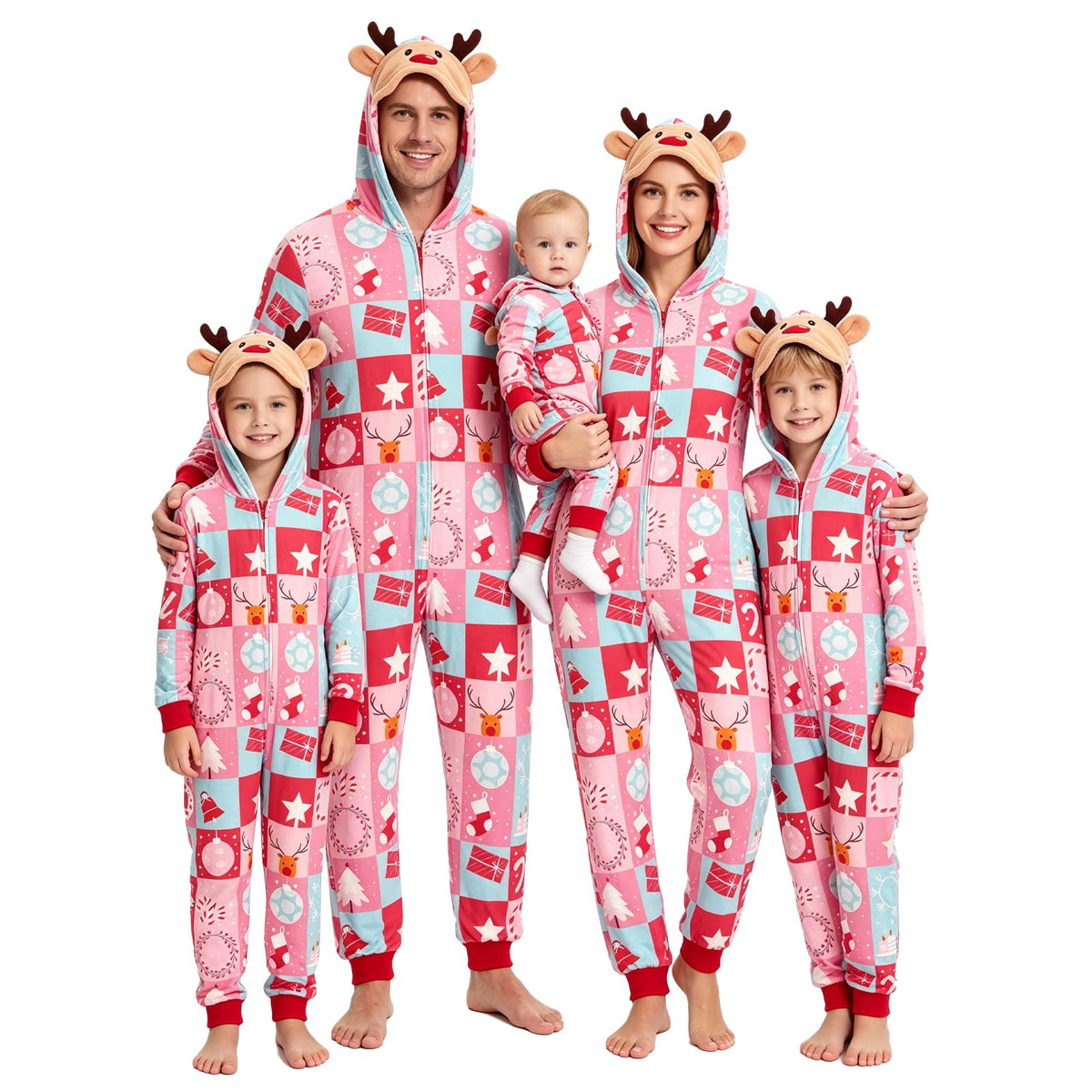 Neufigr Matching Christmas Pajamas for Family Christmas Pjs