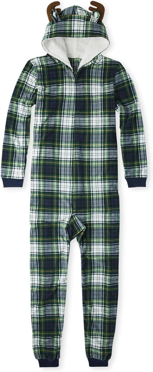 The Children's Place Family Matching Holiday Pajama Sets, Fleece