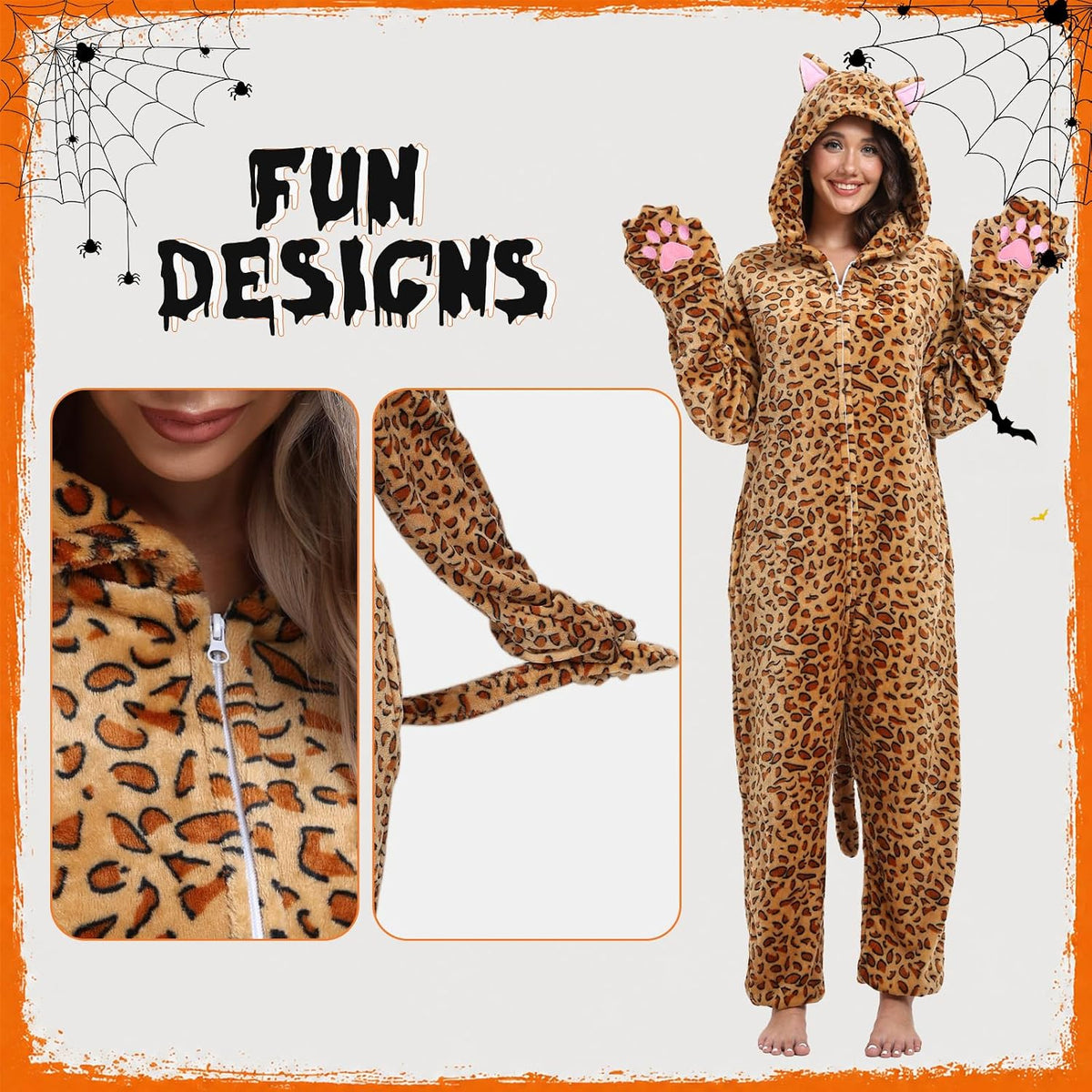Adult Onesie Pajamas Animal One Piece Costume Halloween Cosplay for Women Men